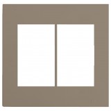 Placa 6 Módulos com Suporte 4x4 - RECTA FENDI SATIN